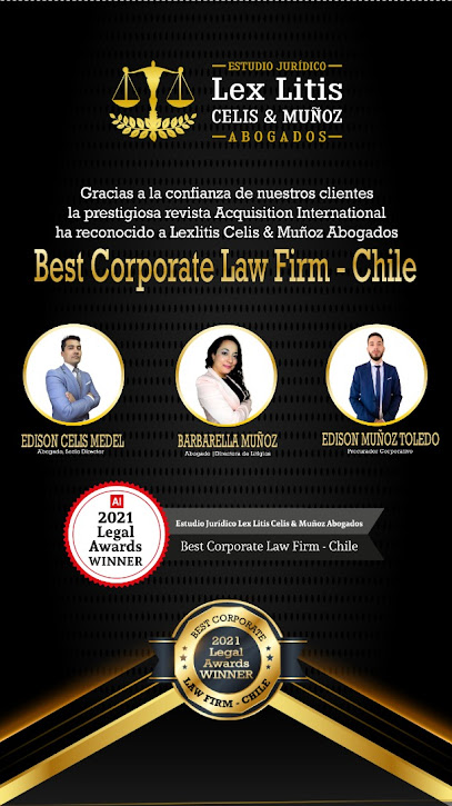Estudio Jurídico Lex Litis Celis &Amp; Muñoz Servicios legales